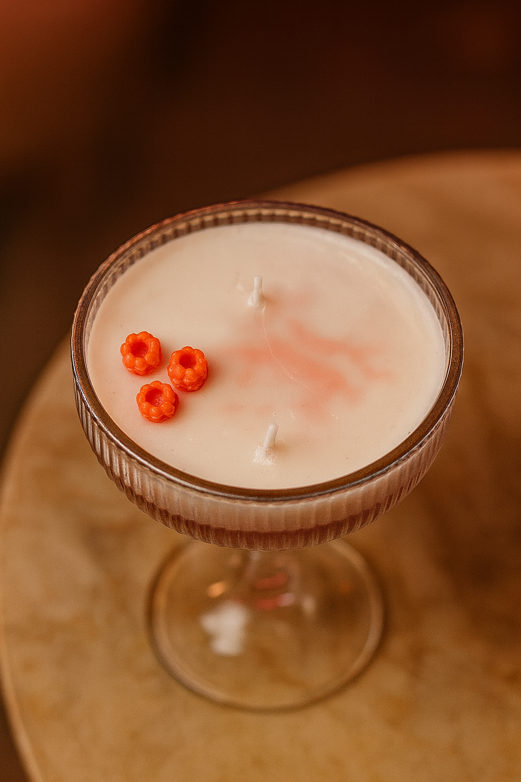 Clover Club Cocktail Candle