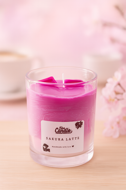 Sakura Latte Candle