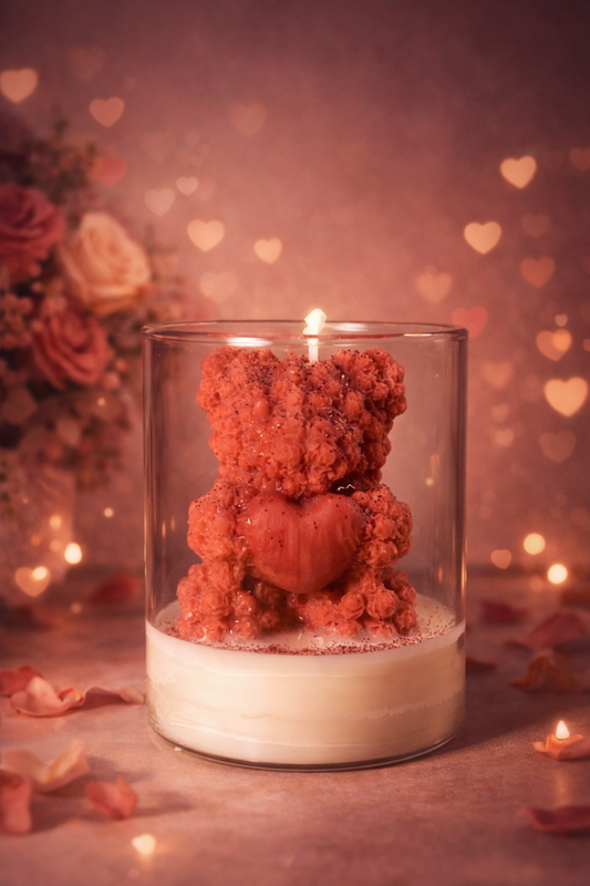 Bear With Love Candle