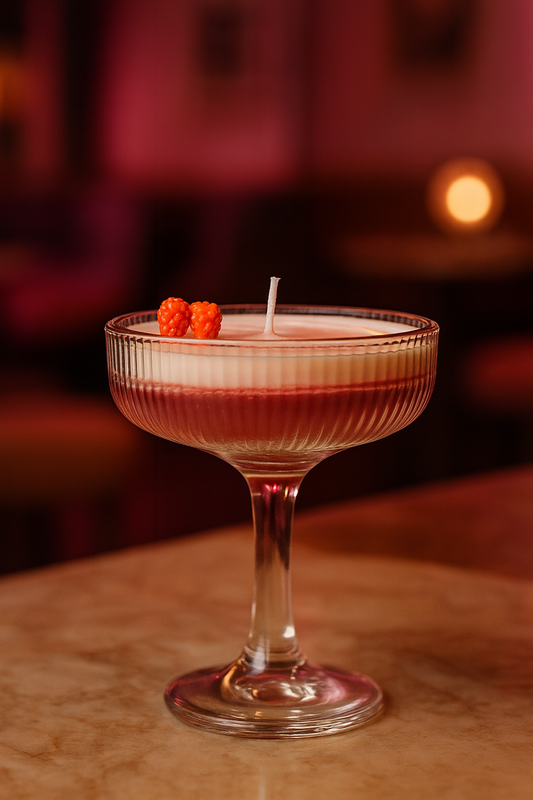 Clover Club Cocktail Candle